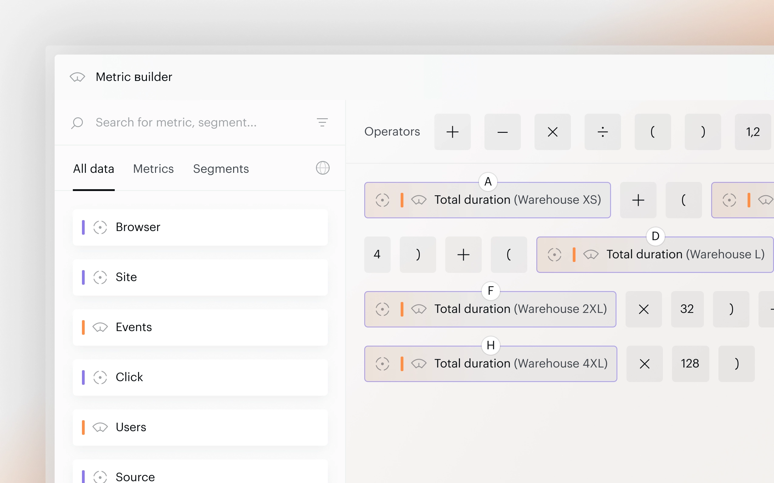 Metric Builder: Redesigning Formula Creation for Piano Analytics